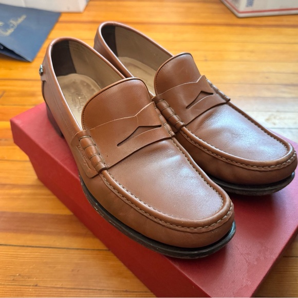 Salvatore Ferragamo Penny Loafer Men’s 10.5 - Picture 1 of 16